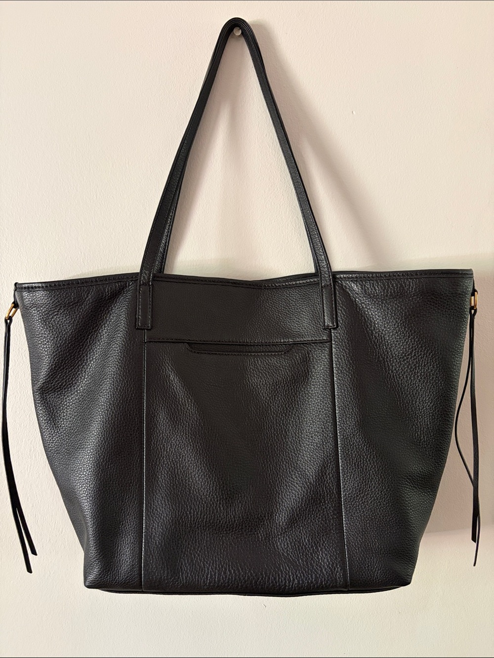 Hobo Kingston Black Leather Medium Size Tote Bag